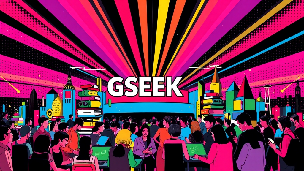 GSEEK, 어떤 곳일까요? (popart 스타일)