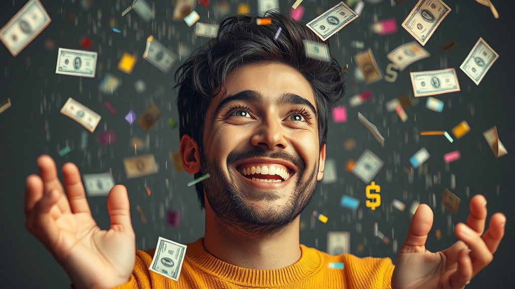 N잡, 부수입으로 수익 늘리기! (realistic 스타일)