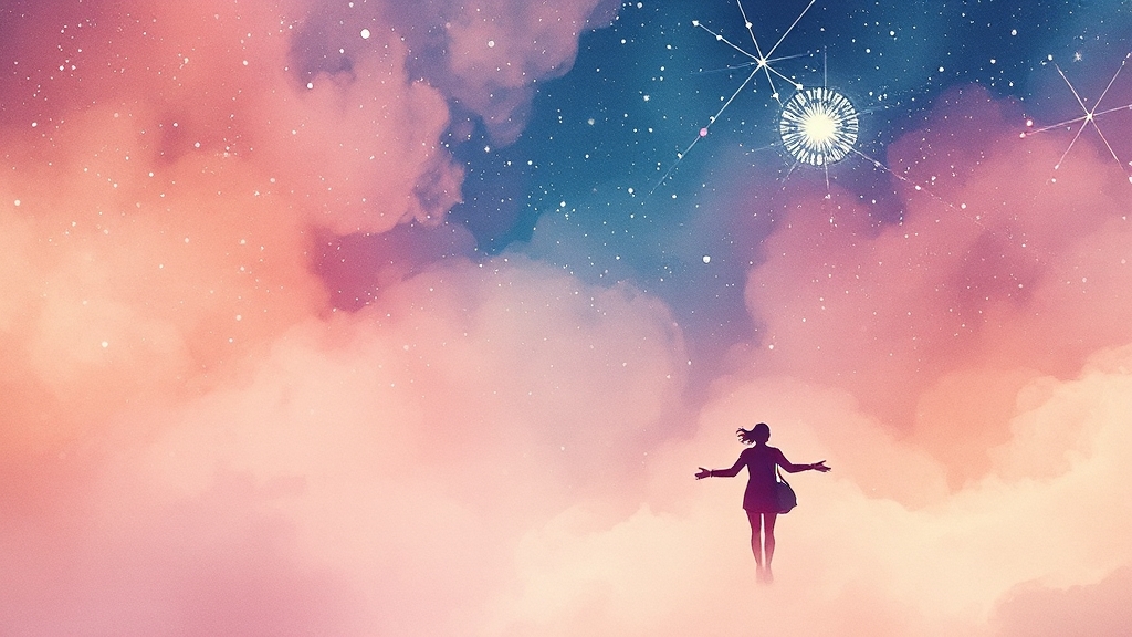 운세 서비스 이용 시 유의사항 (watercolor 스타일)