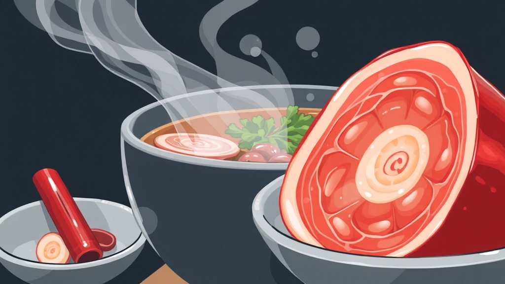 설렁탕 짝꿍, 깍두기 레시피 (illustration 스타일)