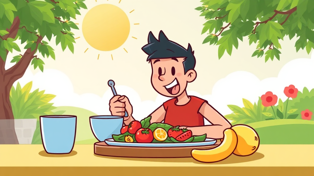 비타민D, 언제 어떻게 섭취해야 할까? (cartoon 스타일)