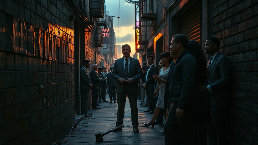 드라마가 던지는 메시지 (realistic 스타일)