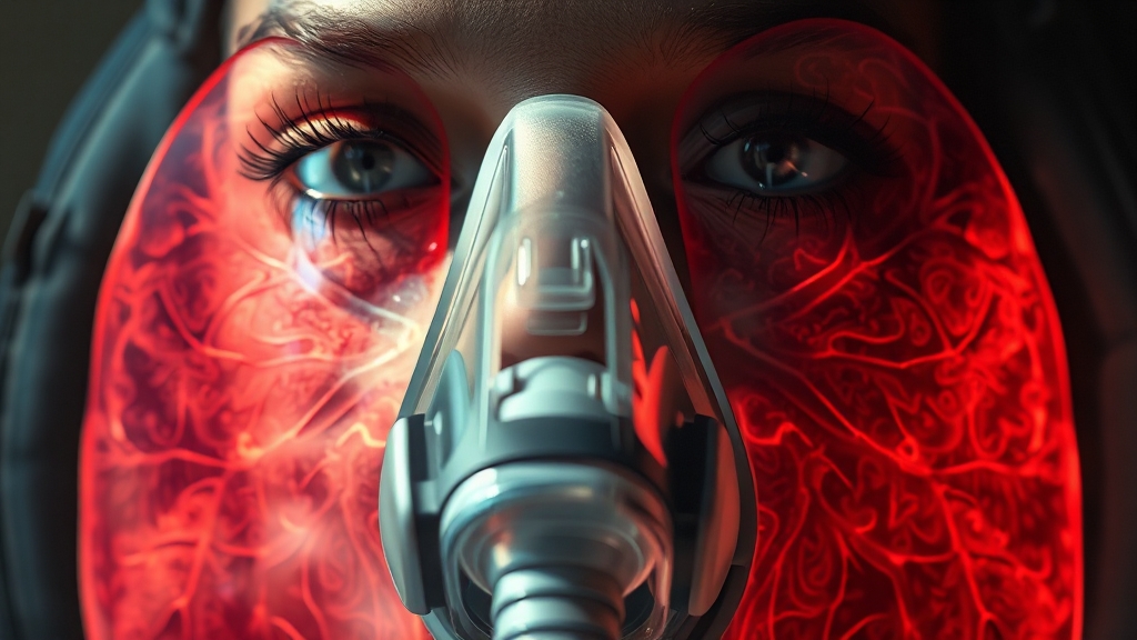 비흡연 폐암, 증가하는 위협에 맞서 싸우는 법 (realistic 스타일)