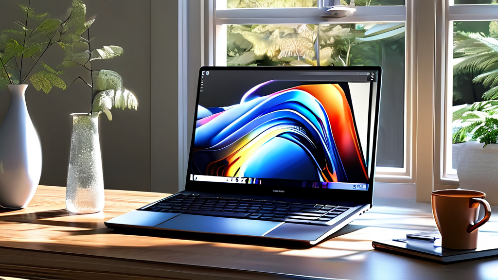 그램 15, 게임 및 작업 환경에서의 쾌적한 사용 경험 (realistic 스타일)