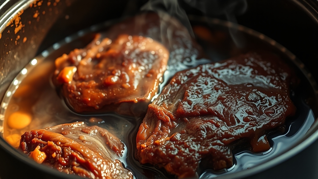 갈비찜 맛있게 끓이는 법 (realistic 스타일)