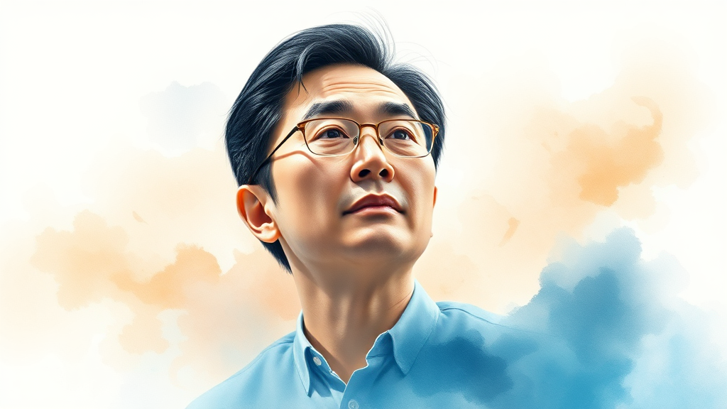 이해찬의 현대사적 의미와 평가 (watercolor 스타일)