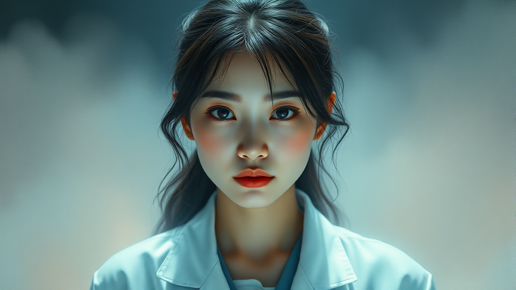 의료계 반응 및 고발 (watercolor 스타일)