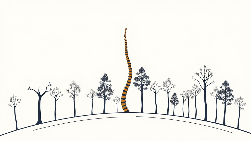 척추측만증, 건강한 척추를 위한 마무리! (illustration 스타일)