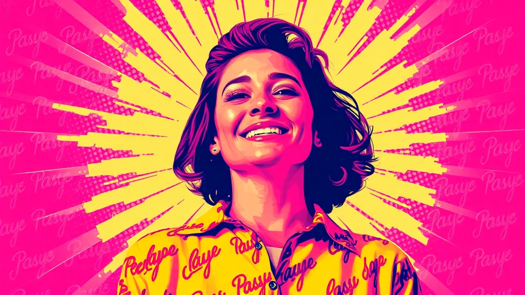 안심 디지털 생활, PASS와 함께! (popart 스타일)