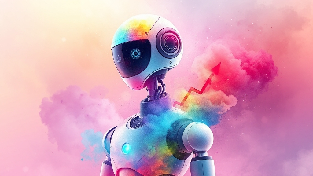 매출 및 수익성 분석 (watercolor 스타일)