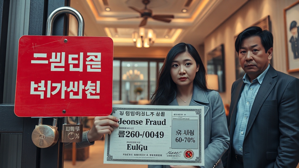 전세 사기 예방, 근저당권 체크리스트로 완벽 대비! (realistic 스타일)