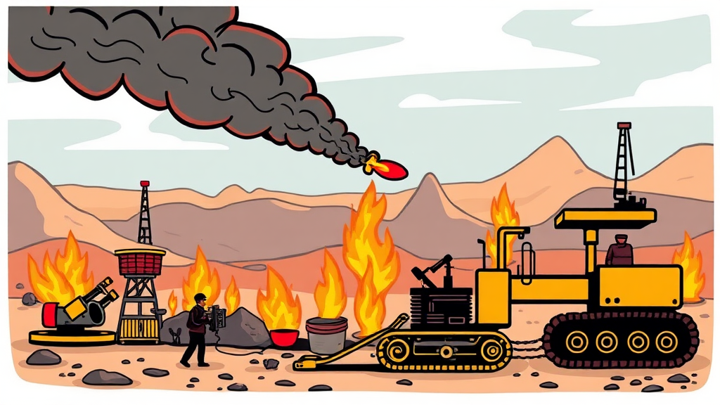 2026년 국제유가 급등: 원인 분석과 현명한 투자 전략 6 유가 급등 시 투자 전략 및 유의할 점 (cartoon 스타일)