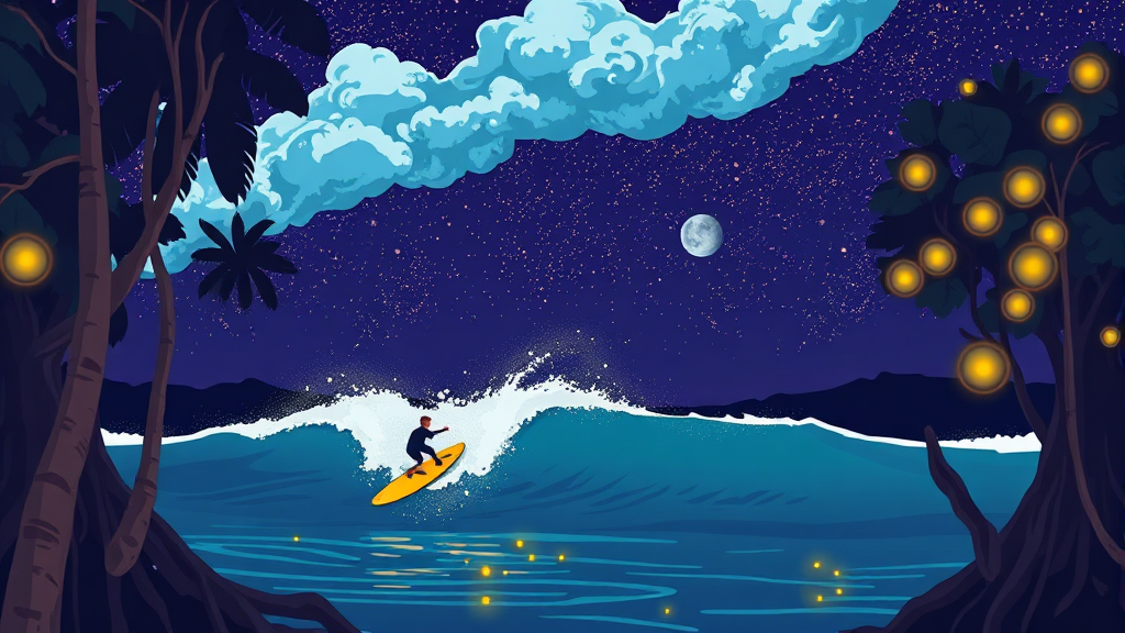 시아르가오 필수 코스: 놓치면 후회할 액티비티 (illustration 스타일)