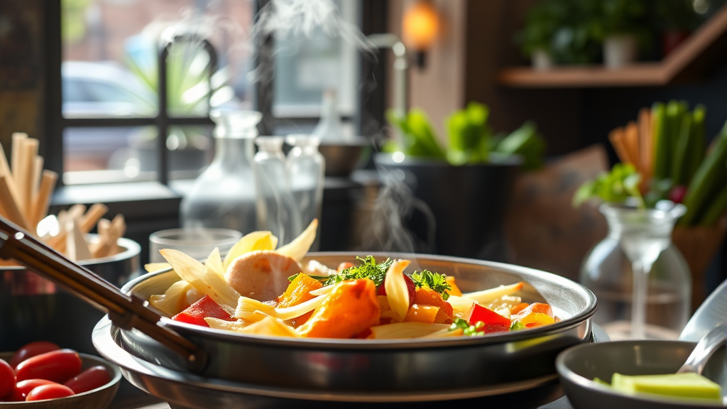 혈당 스파이크 막는 외식 메뉴: 추천 & 주의해야 할 음식 (realistic 스타일)