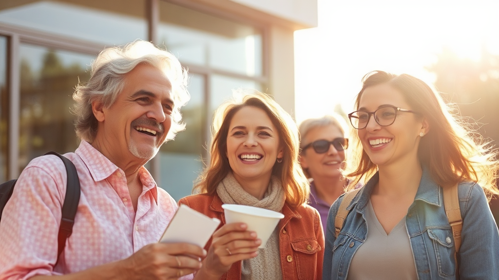 폐업 소상공인 지원 (watercolor 스타일)