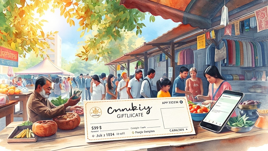 디지털 온누리상품권이란? (watercolor 스타일)
