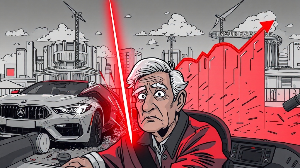 보험료 인상, 왜? (illustration 스타일)