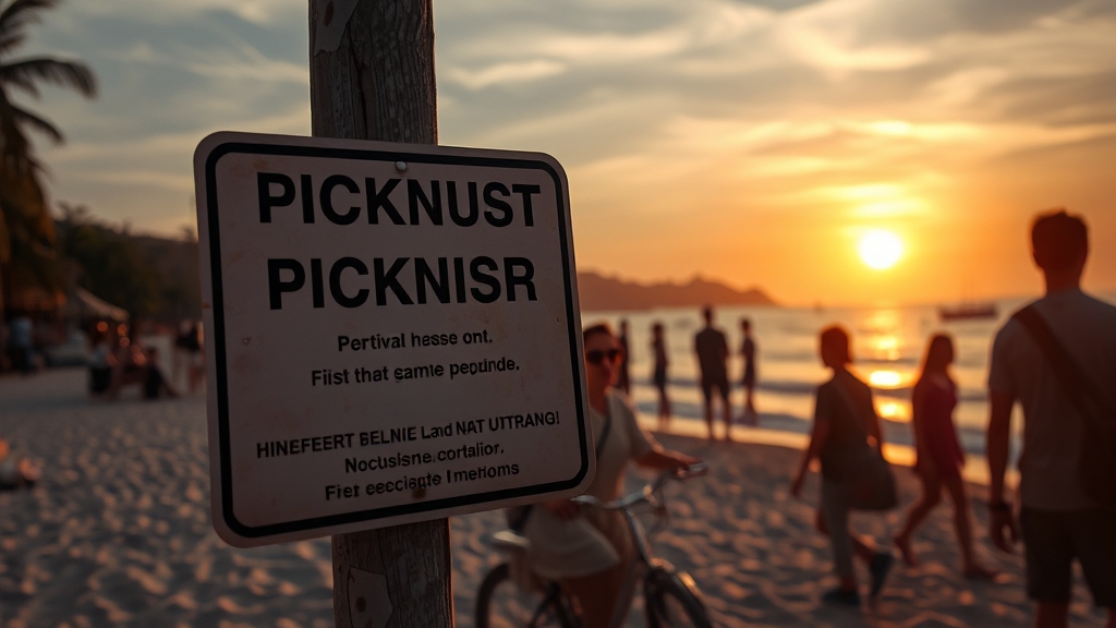 나트랑 여행, 왜 주의가 필요할까요? (realistic 스타일)