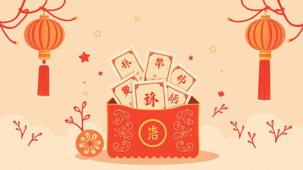 세뱃돈, 현명하게 준비하는 꿀팁 (illustration 스타일)