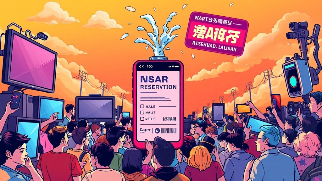 티켓 예매 성공 전략: 꿀팁 대방출! (cartoon 스타일)