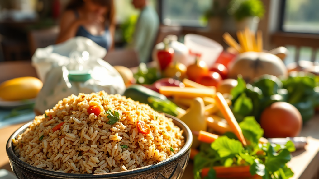 현미밥 채소 식단 효과 변화 이미지