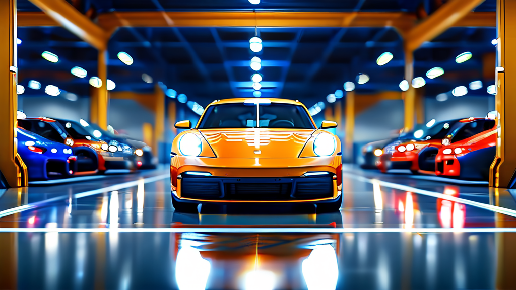 SK렌터카의 중고차 매각 사업과 오토옥션 (realistic 스타일)