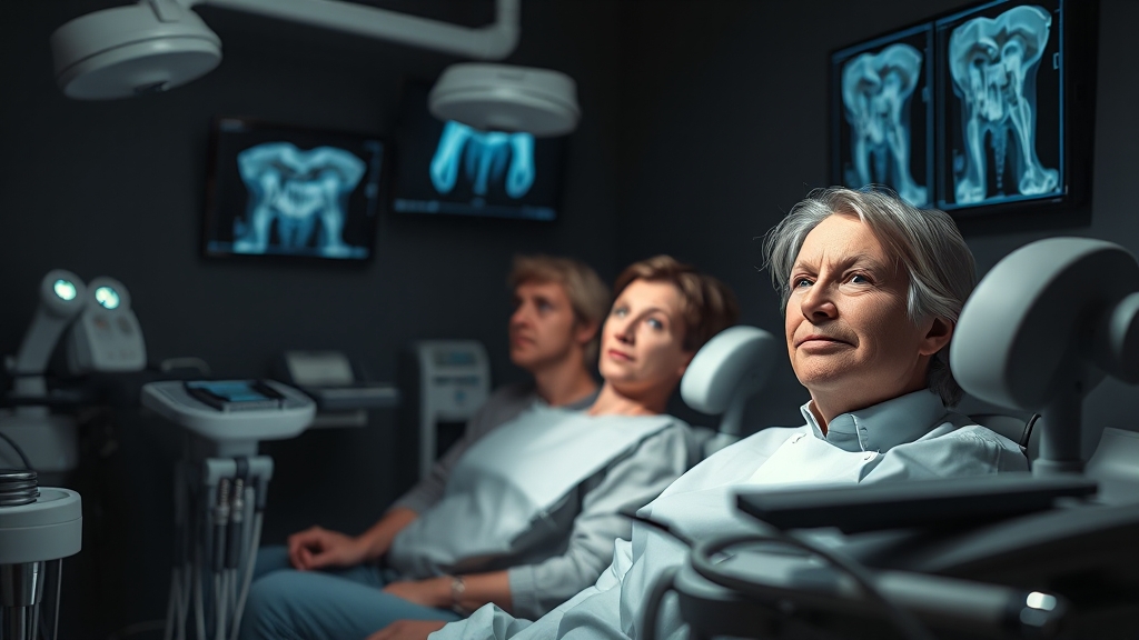 흔들리는 치아, 방치하면 생기는 문제 (realistic 스타일)