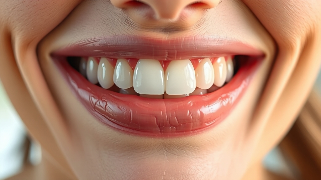 잇몸 건강에 미치는 영향 (realistic 스타일)