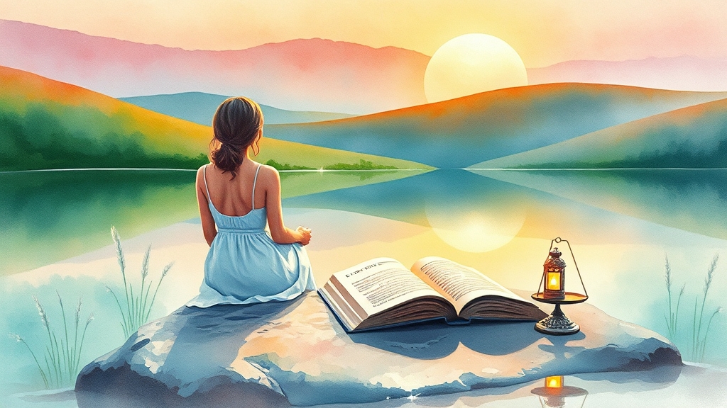 빚 문제, 근본적인 해결책은? (watercolor 스타일)