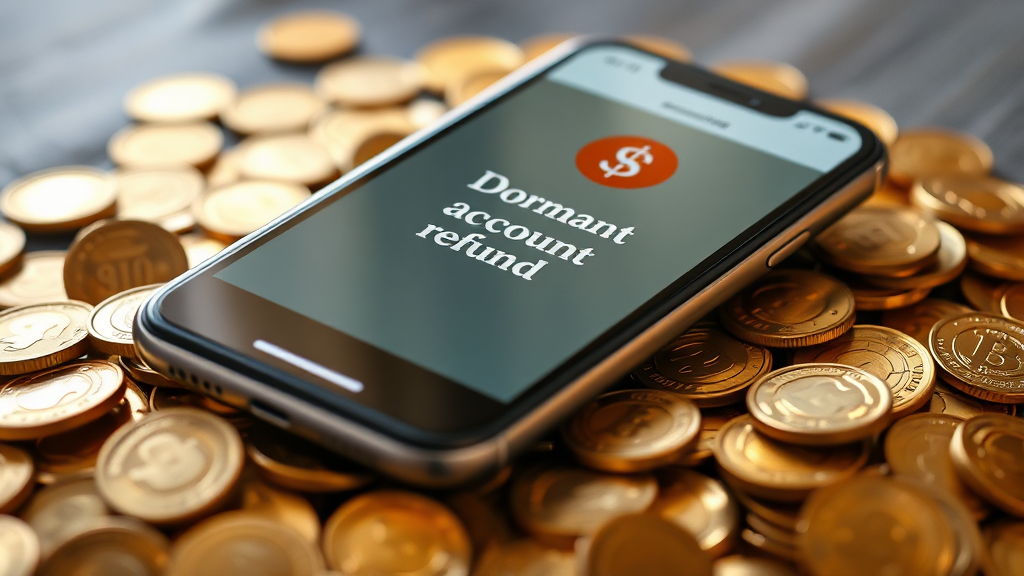 휴면예금 찾아줌 서비스 이용 방법 (realistic 스타일)