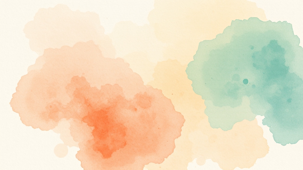사랑니 발치 후 주의사항 (watercolor 스타일)