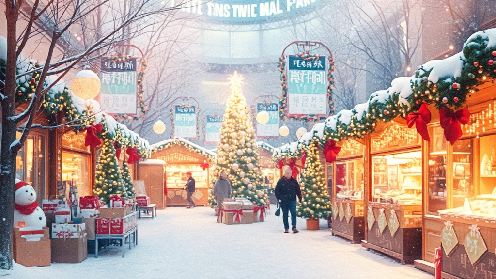 크리스마스 행사 및 이벤트 (watercolor 스타일)