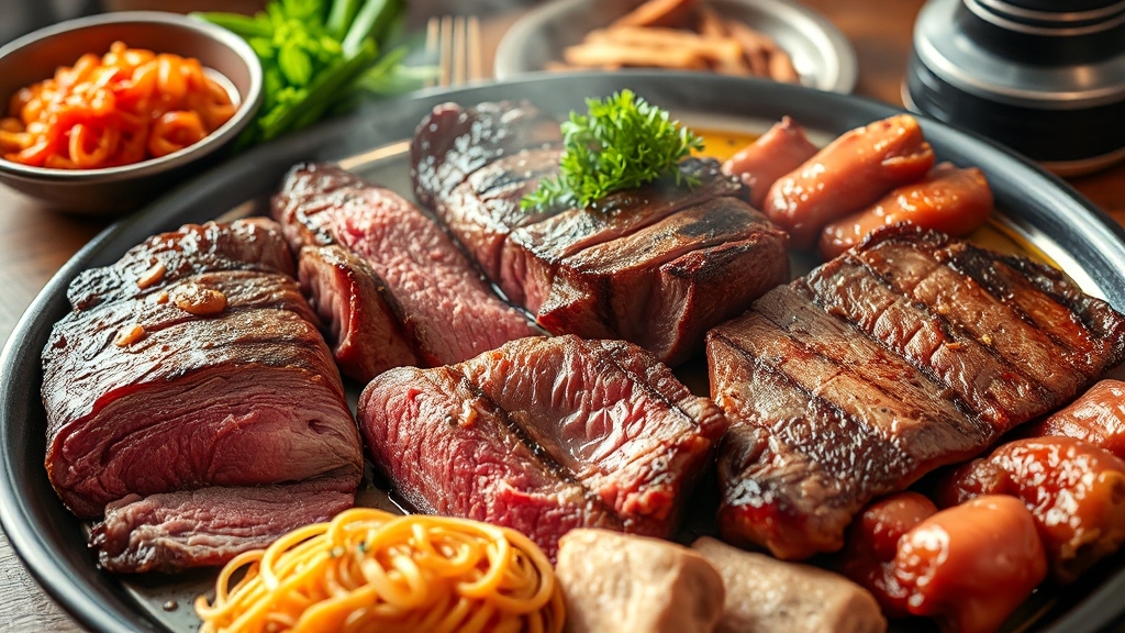 주요 할인 품목 및 가격 (realistic 스타일)