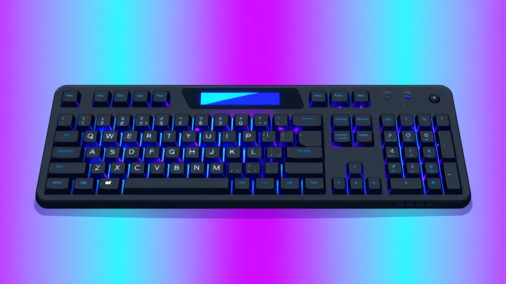 독거미 키보드 디자인 (cartoon 스타일)