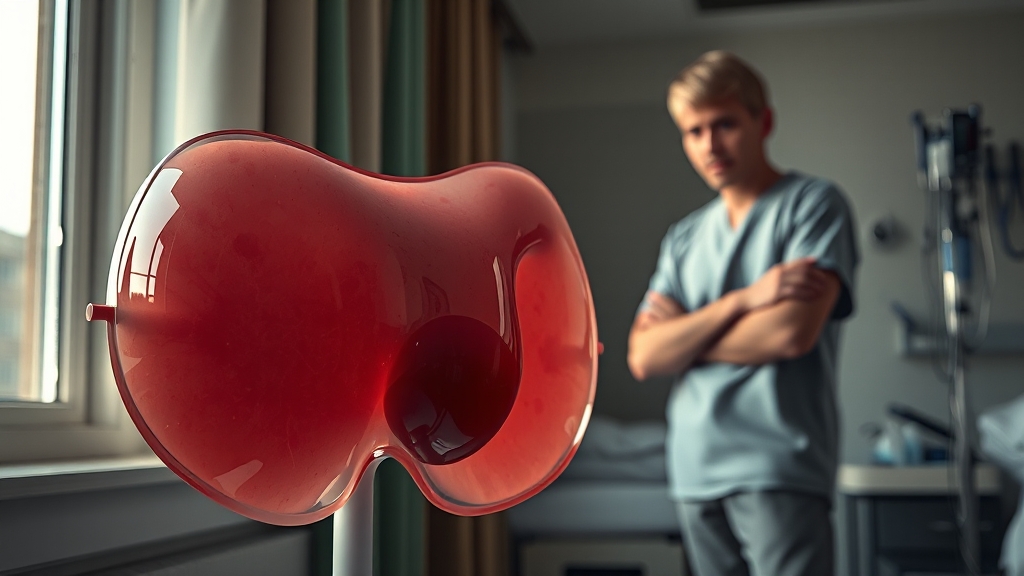 급성 vs. 만성 증상 비교 (realistic 스타일)