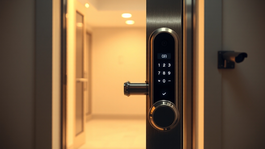 도어락 비밀번호 변경, 어렵지 않아요! (realistic 스타일)