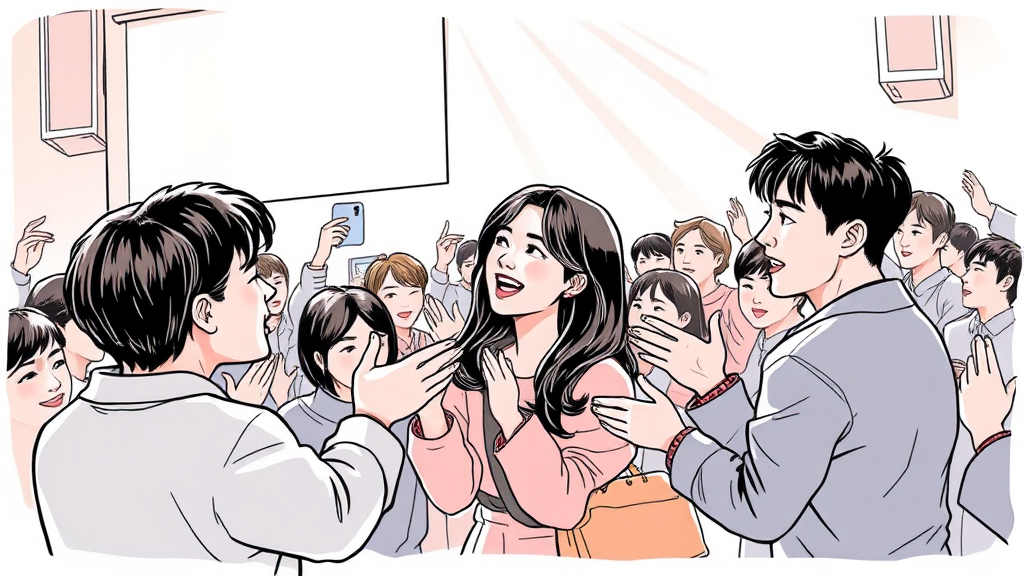 ‘넘버원’ 무대인사 일정 확인 (illustration 스타일)