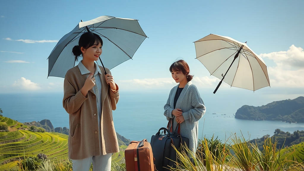 6월 제주도 날씨 완벽 가이드: 장마 시기부터 옷차림까지 (2025최신) 7 변덕스러운 날씨 대비법 (realistic 스타일)