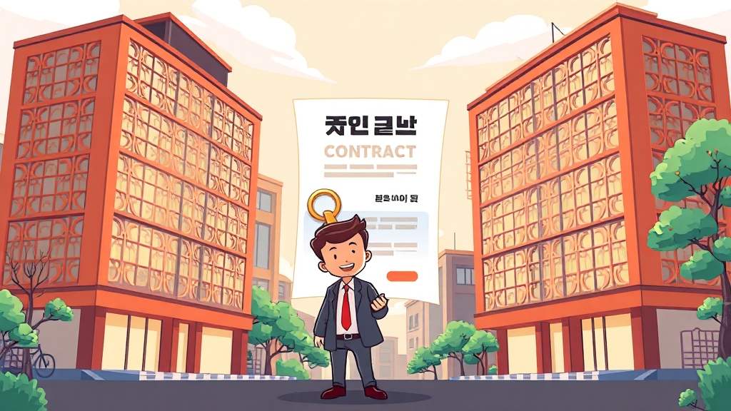 상가임대차보호법의 기본 원칙과 적용 조건 (cartoon 스타일)