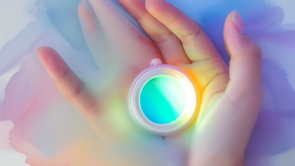 산소포화도 측정기, 무엇을 측정하나요? (watercolor 스타일)