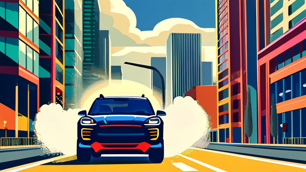 사고 대차 서비스 이용 절차 및 조건 (cartoon 스타일)