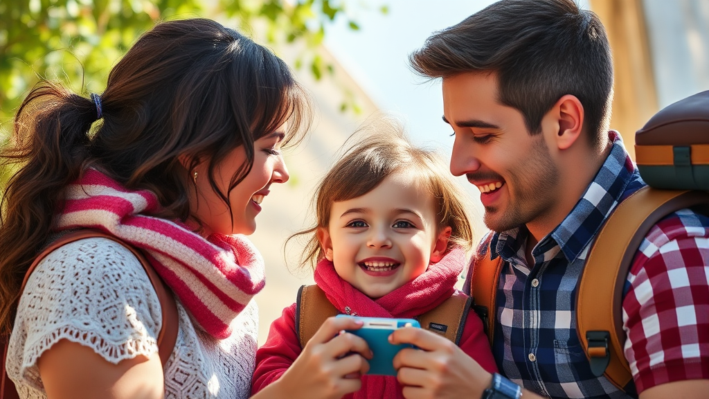 가족 여행 계획 시 꼭 고려해야 할 점 (realistic 스타일)