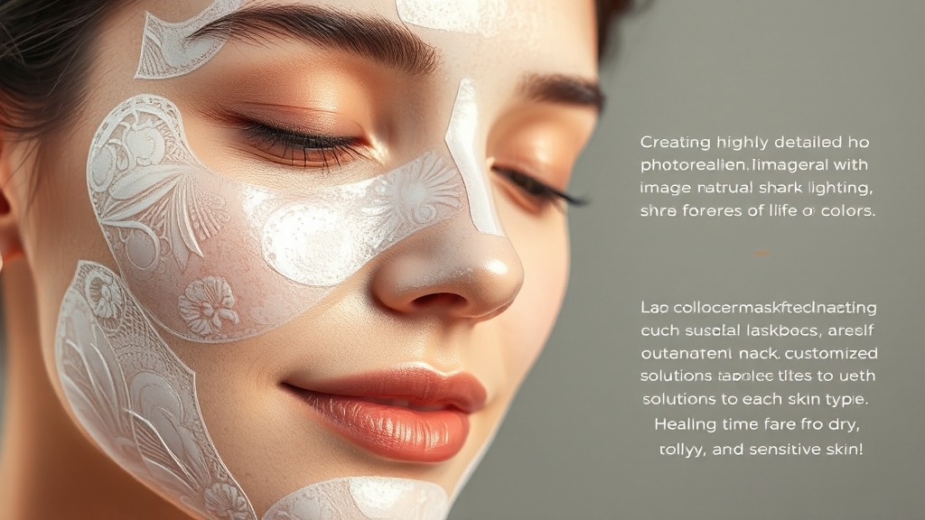 피부 타입별 선택 팁 (realistic 스타일)