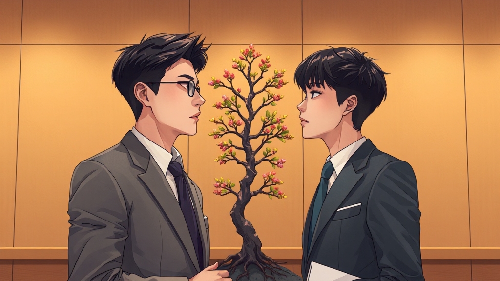 드라마 줄거리 핵심 요약 (illustration 스타일)