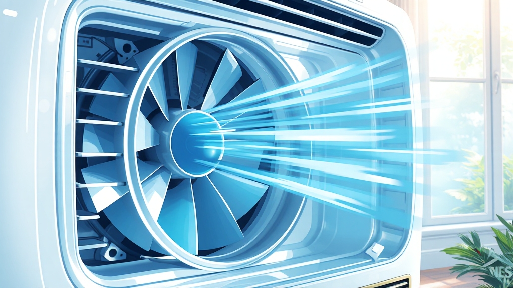 에어컨 청소 후 달라지는 점: 효과와 중요성 (illustration 스타일)