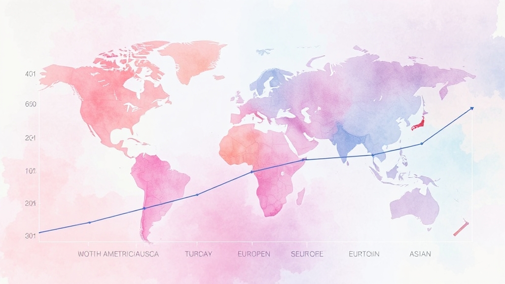 지역별 시장 분석 및 성장 전망 (watercolor 스타일)