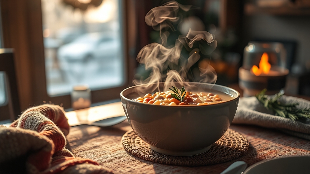 렌틸콩을 활용한 요리 (realistic 스타일)