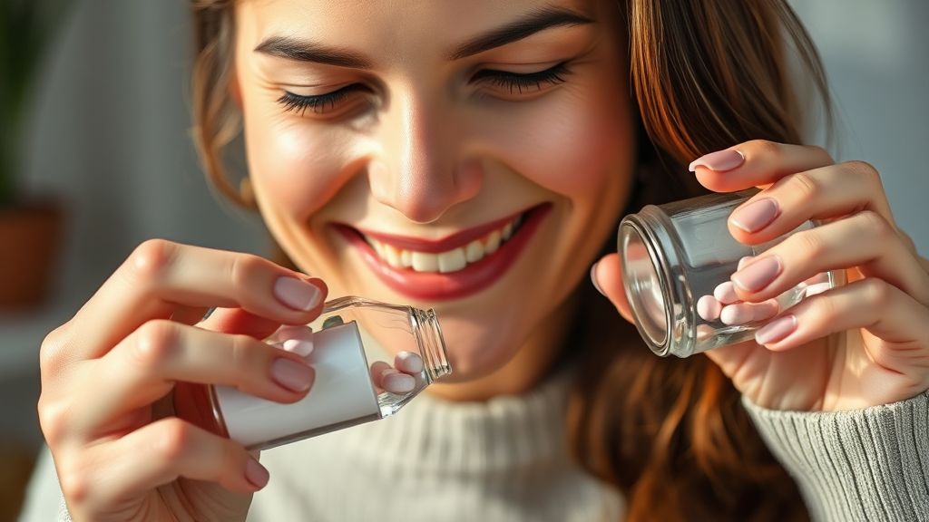 복용법 및 시간 (realistic 스타일)