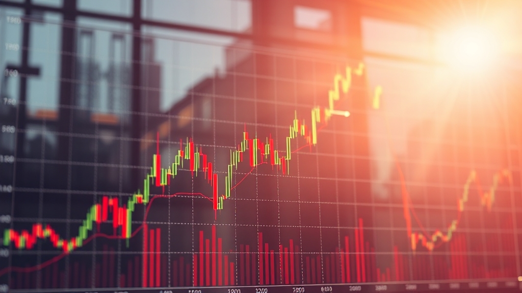 기술적 분석 및 차트 분석 (realistic 스타일)