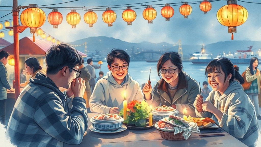 광양 전어 축제, 왜 가봐야 할까요? (watercolor 스타일)